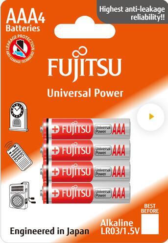 Batteri AAA fujitsu 4 i ett paket