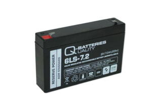 Batteri 6v Q batterier uppladdningsbara 7,2 AH